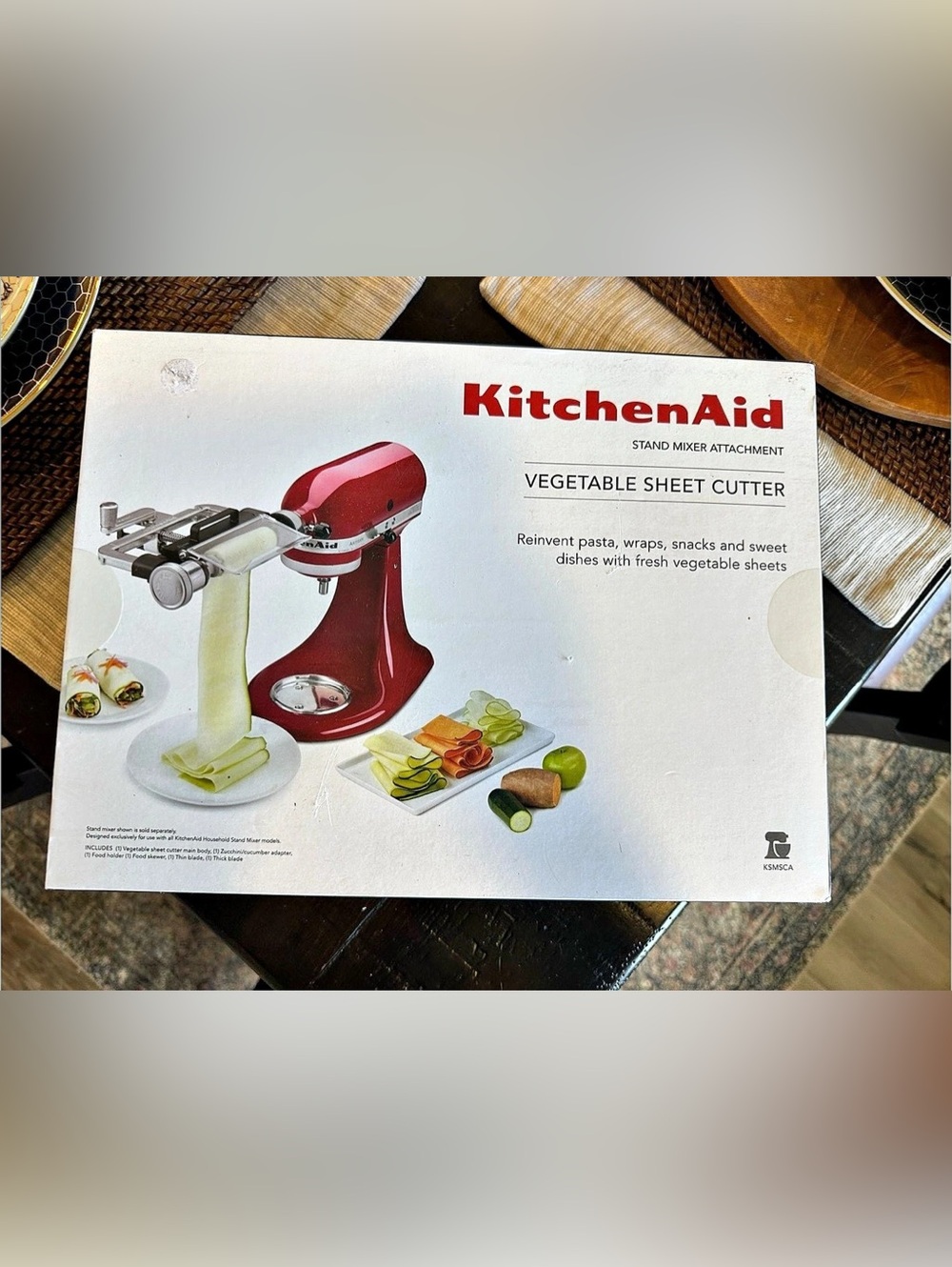 KitchenAid Vegetable Sheet Cutter Kitchen Attachment NWT